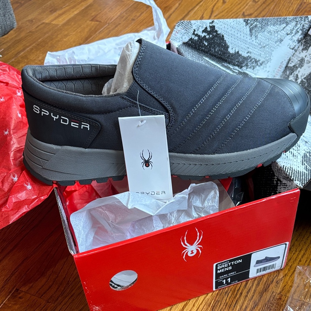 Spyder Bretton Casual Walking Men’s Shoes Sz 11 Grey